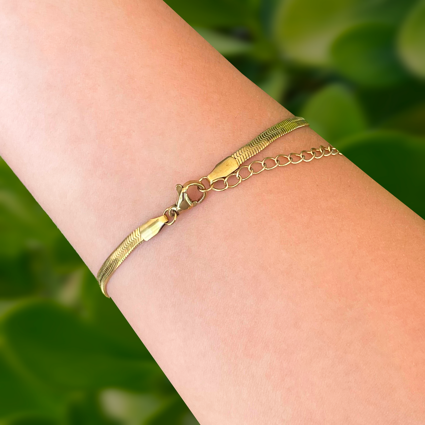 Pulsera Dorada Acero Inoxidable  2B4