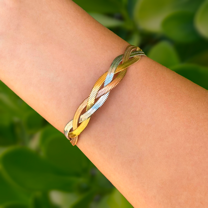 Pulsera 3 Oros Acero Inoxidable 1XX2