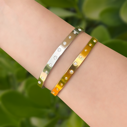 Pulsera Plateada Acero Inoxidable  2X4