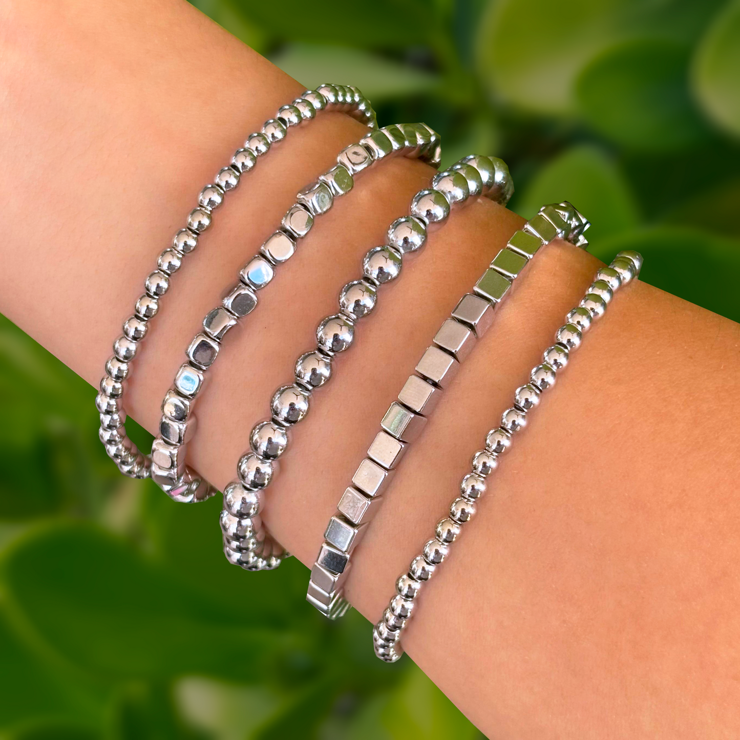 Set 5 Pulseras Doradas 1C2