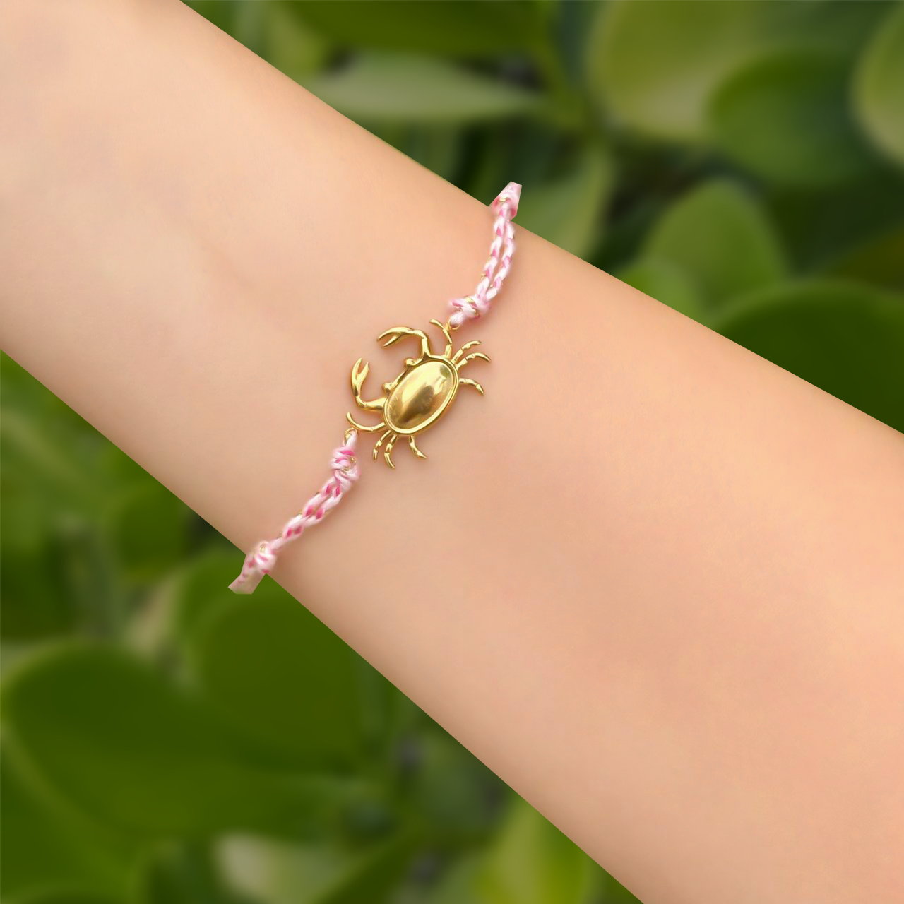 Pulsera de Hilo Cangrejp de Mar 3D3