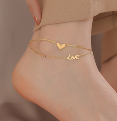 Tobillera LOVE Acero Inoxidable 4E14