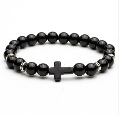 Pulsera Cruz Moda Hombre   1S5
