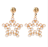 Aretes Perlas Estrella  1M2