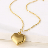 Collar Corazon Acero Inox  1N4