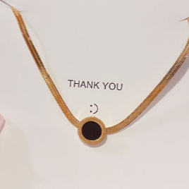 Collar Oro Acero Inoxidable  1F7