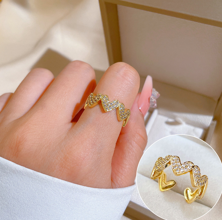 Anillo corazones outlet
