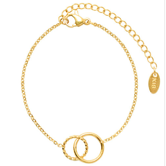 Pulsera Aros Enlazado Acero Inoxidable