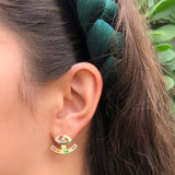 Aretes Ojo Multicolor Rainbow C633