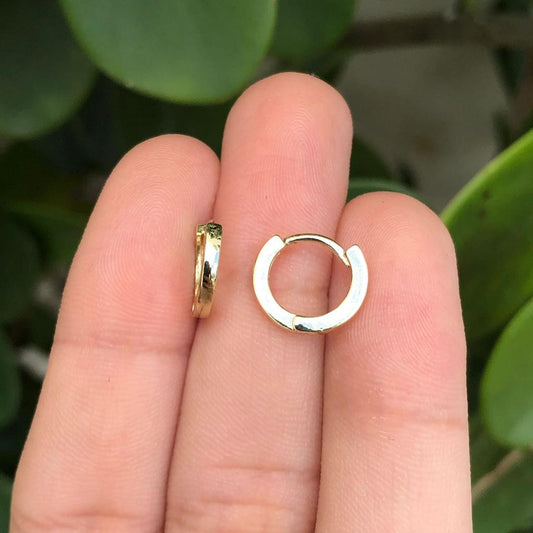 Aretes Chapa de Oro Az370