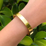 Pulsera Dorada Lisa Acero Inoxidable  R27