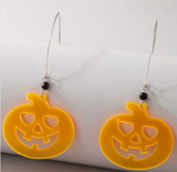 Aretes Calabaza Fosfo Halloween  3K7